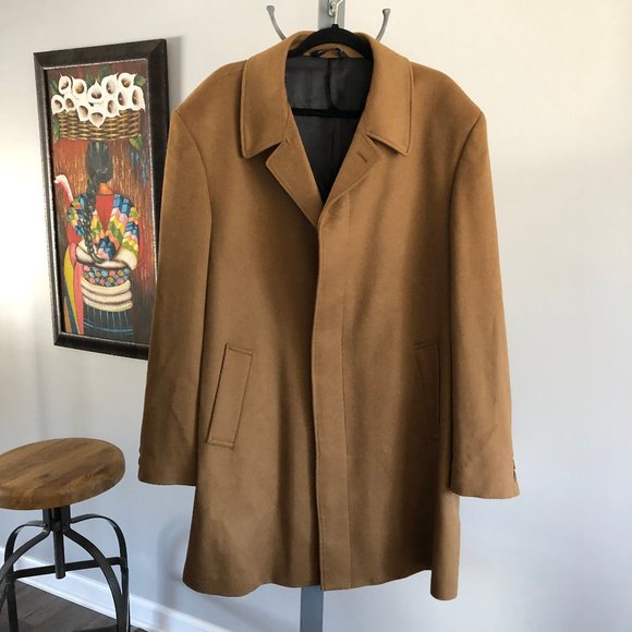 Prontomoda Other - Pronto Moda Cashmere Overcoat Size 46L EUC